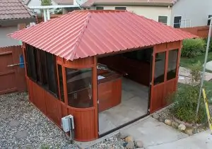 13. Attach all remaining Roof Panels and Roof Caps.