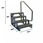 Stairs – 3 Step - Westview Manufacturing